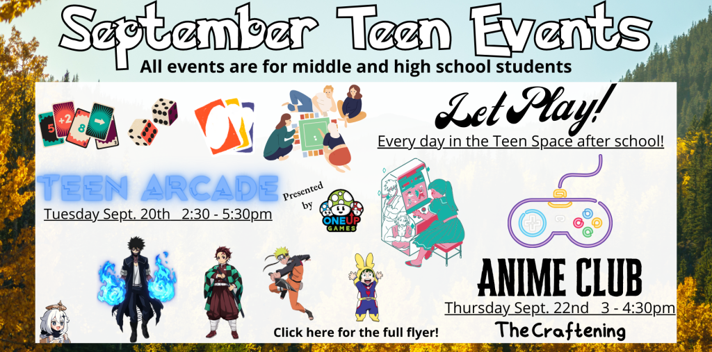 September Teen Events