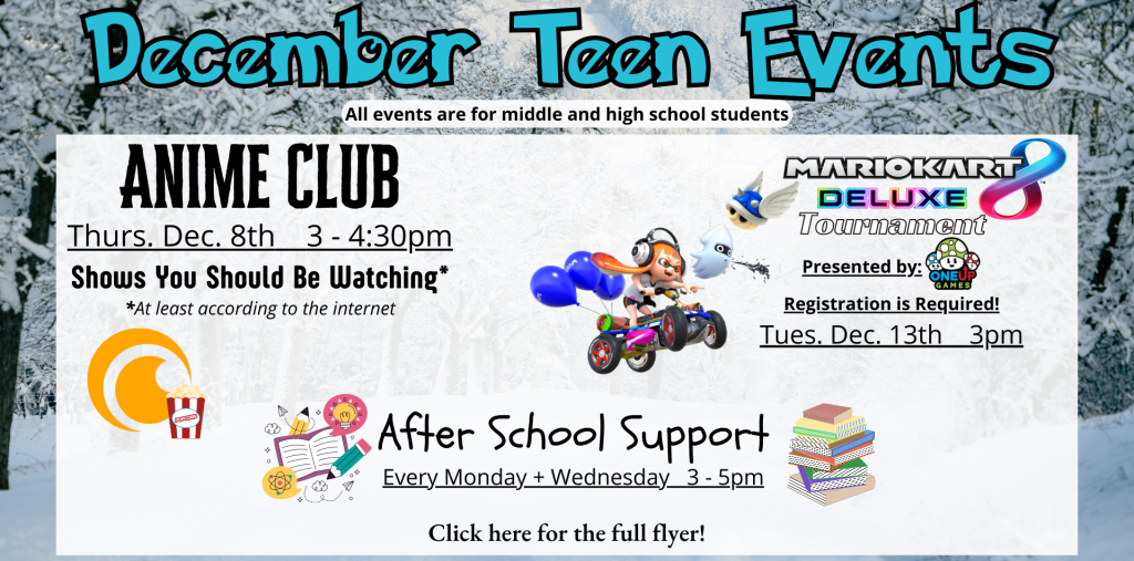 Dec '22 Teen Events