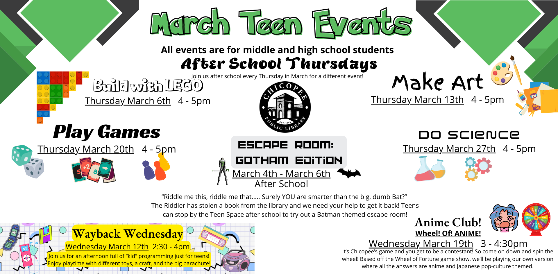 March 2025 Teen Events